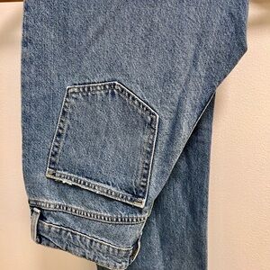 H&M Loose Fit Jeans in Light Blue Denim